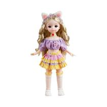 Conjunto Completo De Bonecas BJD De Anime De 30cm Para Meninas Com Olhos 3D, Vestido De Moda Lolita,