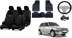 Conjunto Completo de Capa de Couro, Tapete e Capa de Volante Uno 00-12