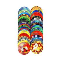 Conjunto Completo De Tazos 3D De Mega Evolução Pokémon ZA, 28-56 Peças, Cartões Redondos Conjunto Completo De Tazos 3D De Mega Evolução Pokémon ZA, 28-56 Peças, Cartões Redondos