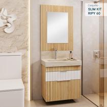 Conjunto Completo para Banheiro Slim Kit Ripy 60cm Conjunto Completo para Banheiro Slim Kit Ripy 60cm