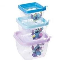 Conjunto conect 3 potes quadrado stitch Conjunto conect 3 potes quadrado stitch