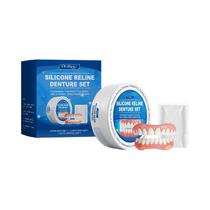 Conjunto Confortável de Dentadura de Silicone - Ajuste Perfeito e Sem Substâncias Nocivas Conjunto Confortável de Dentadura de Silicone - Ajuste Perfeito e Sem Substâncias Nocivas