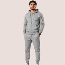 Conjunto Confortável Masculino Para Inverno Com Capuz e Calça Ajustada Conjunto Confortável Masculino Para Inverno Com Capuz e Calça Ajustada