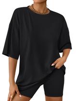 Conjunto Coordenado AUTOMET 2026 Camisa Oversized Preta