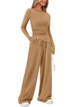 Conjunto Coordenado PRETTYGARDEN Manga Longa Assimétrico M