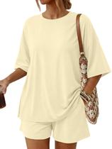 Conjunto Coordenado Trendy Queen de 2 Peças com Shorts e Bolsos Conjunto Coordenado Trendy Queen de 2 Peças com Shorts e Bolsos