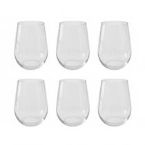 Conjunto Copo de Vidro Luxuoso Água Suco Refrigerante 209 ML 6 UN