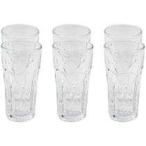 Conjunto Copos 300 ml 6 Peças 14 x 7,5cm Vidro -Quanhe Conjunto Copos 300 ml 6 Peças 14 x 7,5cm Vidro -Quanhe