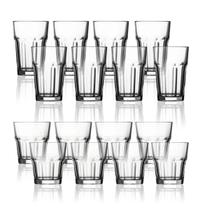 Conjunto Copos Casablanca Pasabahçe com 8 Unidades de 415ml e 8 Unidades 355ml