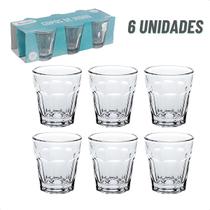 Conjunto Copos De Vidro Shot Bourbon 40ml Cachaça Dose 6 12 24 Peças Tequila