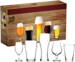 Conjunto Copos Kit para Cervejas Especiais 5pcs - Nadir 08510201080137