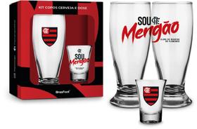Conjunto Copos Munich e Dose Olé Flamengo Oficial Licenciado Conjunto Copos Munich e Dose Olé Flamengo Oficial Licenciado