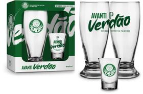 Conjunto Copos Munich e Dose Olé Palmeiras Oficial Licenciado Conjunto Copos Munich e Dose Olé Palmeiras Oficial Licenciado