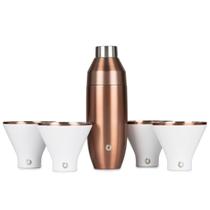 Conjunto Coqueteleira Snowfox 650ml Aço Inoxidável com Isolamento a Vácuo Conjunto Coqueteleira Snowfox 650ml Aço Inoxidável com Isolamento a Vácuo