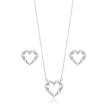 Conjunto Coração Cristal Conjunto Coração Cristal