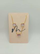 Conjunto Coração Transparente