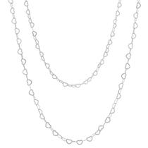 Conjunto Cordão Corrente Colar Coração Pulseira De Prata 925 Maciça Feminina Conjunto Cordão Corrente Colar Coração Pulseira De Prata 925 Maciça Feminina