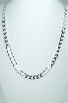 Conjunto Corrente 70cm E Pulseira 7mm Grumet Prata925 Maciça