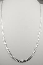 Conjunto Corrente 70cm E Pulseira Grumet 6mm Prata 925