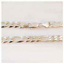 Conjunto Corrente E Pulseira 3 X 1 7mm X 60cm Em Prata 925