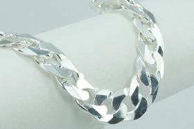 Conjunto Corrente E Pulseira Grumet 9mm De Prata 925 Conjunto Corrente E Pulseira Grumet 9mm De Prata 925