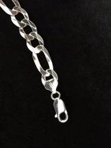 Conjunto Corrente E Pulseira Italiana 3 Em 1 Em Prata 925