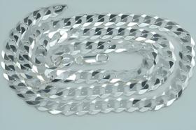 Conjunto Corrente E Pulseira Italiana Grumet 7mm Em Prata 925 Conjunto Corrente E Pulseira Italiana Grumet 7mm Em Prata 925