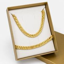 Conjunto corrente e pulseira masculina Conjunto corrente e pulseira masculina