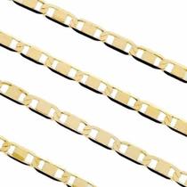 Conjunto Corrente E Pulseira Piastrine Em Ouro 18k-750 Conjunto Corrente E Pulseira Piastrine Em Ouro 18k-750