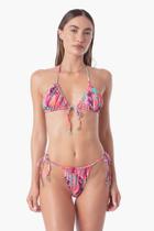 Conjunto cortininha franzido estampa la playa Conjunto cortininha franzido estampa la playa