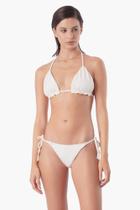 Conjunto cortininha texturizado com babado natural