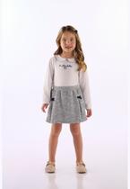 Conjunto Cotton Short-Saia Tweed Up Baby Conjunto Cotton Short-Saia Tweed Up Baby