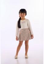Conjunto Cotton Short-Saia Tweed Up Baby Conjunto Cotton Short-Saia Tweed Up Baby