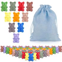 Conjunto Counting Bears XINHUIDALSQ Rainbow de 100 para crianças a partir de 3 anos