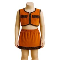 Conjunto Country Infantil Feminino Cowgirl Festa Peao Boiadeira Vaqueira Rodeio Festa Junina São João Arraiá Caipira Conjunto Country Infantil Feminino Cowgirl Festa Peao Boiadeira Vaqueira Rodeio Festa Junina São João Arraiá Caipira