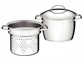Conjunto Cozi-Pasta Inox 2 Peças - Tramontina Allegra Conjunto Cozi-Pasta Inox 2 Peças - Tramontina Allegra