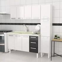 Conjunto Cozinha Completo Para Pia 1,50metros Gabinete 3 Gavetas + Aéreo + Paneleiro 100% em Aço - Venus Cozimax Conjunto Cozinha Completo Para Pia 1,50metros Gabinete 3 Gavetas + Aéreo + Paneleiro 100% em Aço - Venus Cozimax