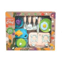 Conjunto Cozinha do Chef Fogão - Braskit Conjunto Cozinha do Chef Fogão - Braskit