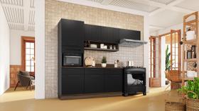 Conjunto Cozinha em Aço Exclusive Itatiaia 4 Peças com Aereo Ripado