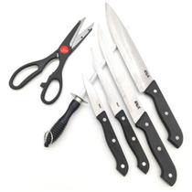 Conjunto cozinha facas 7pcs jau pesca