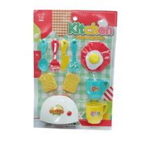 Conjunto Cozinha Infantil Kitchen 11 Peças N244113-3 Quanhe Conjunto Cozinha Infantil Kitchen 11 Peças N244113-3 Quanhe