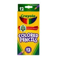 Conjunto Crayola De 12 Lapis Coloridos Não Toxico