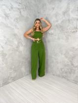 Conjunto cropped e calça Conjunto cropped e calça