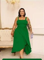 Conjunto Cropped e Saia Envelope Plus Size Elegante para Mulheres