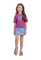 Conjunto Cropped e Short-Saia Bee Loop