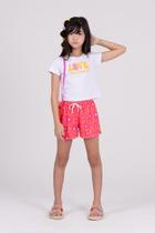 Conjunto Cropped Infantil Manguinha You Need Branco