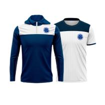 Conjunto Cruzeiro Camisa Manga Longa e Camisa - Earn + Grasp Masculino