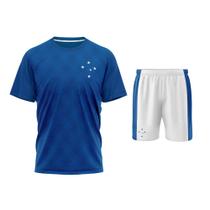 Conjunto Cruzeiro Símbolo Mini Craque - Camisa + Shorts - Infantil Conjunto Cruzeiro Símbolo Mini Craque - Camisa + Shorts - Infantil