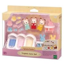 Conjunto Cuidando de Trigêmeos - Sylvanian Families - Epoch