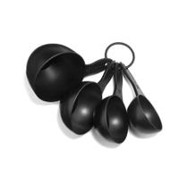 Conjunto cuisinart 4 colheres medidoras de plástico preto ctg-00-rmc Conjunto cuisinart 4 colheres medidoras de plástico preto ctg-00-rmc